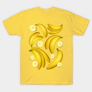 Banana Fruity Pattern T-Shirt